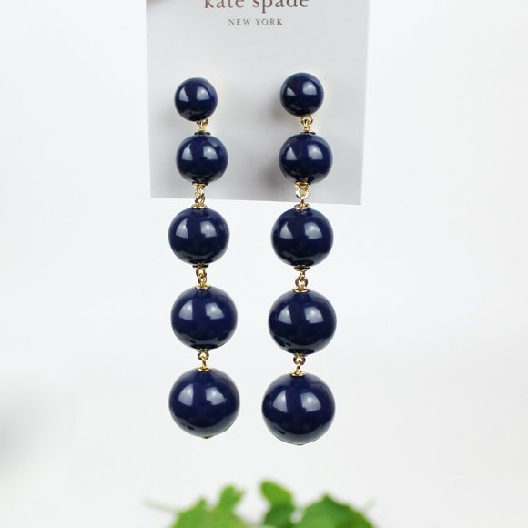 NWT Kate Spade Linear Statement Earrings - Picture 4 of 4